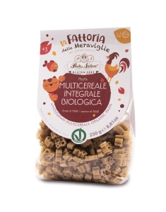 14392MAKARON (RYŻOWO - GRYCZANY Z AMARANTUSEM I TEFF DLA DZIECI) ZWIERZĘTA BEZGLUTENOWY BIO 250 g - PASTA NATURA-1