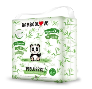 14410PIELUCHY Z WŁÓKNEM BAMBUSOWYM ROZMIAR XL 12 - 18 kg (20 szt.) - BAMBOOLOVE-1