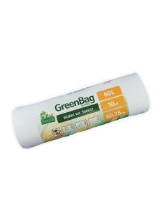 14413WORKI NA ODPADY BIO I ZMIESZANE (KOMPOSTOWALNE) 60 L 10 szt - FROGGY (GREENBAG)-1
