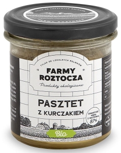 14597PASZTET DROBIOWO - WIEPRZOWY BIO 180 g (SŁOIK) - FARMY ROZTOCZA-1