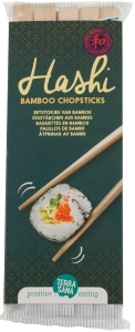 15220PAŁECZKI BAMBUSOWE (HASHI) DO SUSHI I DAŃ AZJATYCKICH (10 par) - TERRASANA-1