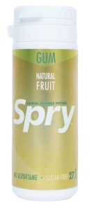 15271GUMA DO ŻUCIA Z KSYLITOLEM O SMAKU OWOCOWYM BEZGLUTENOWA 27 SZTUK (32,5 g) - SPRY-1