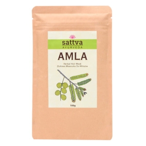15354MASECZKA ZIOŁOWA DO WŁOSÓW AMLA 100 g - SATTVA-1