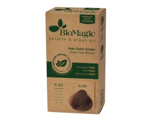 15564FARBA DO WŁOSÓW CIEMNY BLOND (6.00) 250 g - BIOMAGIC-1