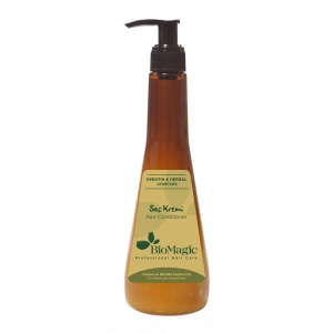 15585ODŻYWKA DO WŁOSÓW SŁABYCH I ŁAMLIWYCH Z KERATYNĄ 300 ml - BIOMAGIC-1