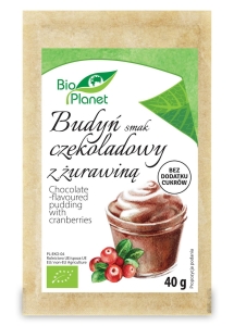 15714BUDYŃ O SMAKU CZEKOLADOWYM Z ŻURAWINĄ BIO 40 g - BIO PLANET-1