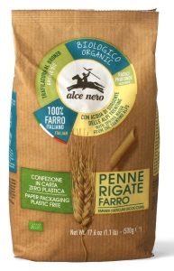 8815MAKARON (Z PŁASKURKI) PENNE BIO 500 g - ALCE NERO-1