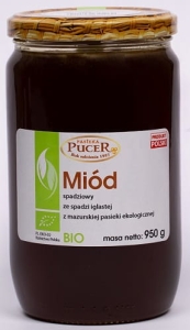 16138MIÓD SPADZIOWY ZE SPADZI IGLASTEJ BIO 950 g - PASIEKA PUCER-1