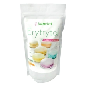 16148ERYTRYTOL FRANCUSKI BEZGLUTENOWY 500 g (TOREBKA) - SANTINI-1