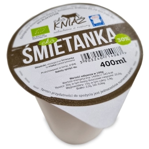 1881ŚMIETANKA 30 % BIO 400 ml - EKO KNIAŹ (NA ZAMÓWIENIE)-1