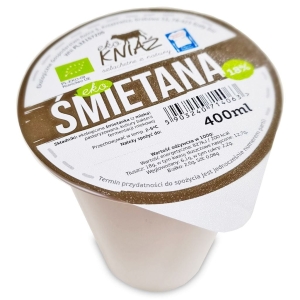 1883ŚMIETANA 18 % BIO 400 ml - EKO KNIAŹ (NA ZAMÓWIENIE)-1