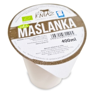 1876MAŚLANKA BIO 400 ml - EKO KNIAŹ (NA ZAMÓWIENIE)-1