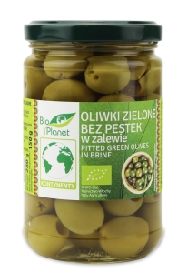 16349OLIWKI ZIELONE BEZ PESTEK W ZALEWIE BIO 280 g (150 g) - BIO PLANET-1