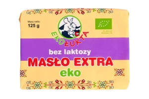 16724MASŁO EKSTRA KOSTKA BEZ LAKTOZY (82 % TŁUSZCZU)  BIO 125 g - EKO ŁUKTA-1