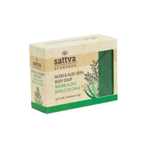 16906MYDŁO W KOSTCE DO CIAŁA NEEM I ALOES 125 g - SATTVA-1