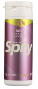 16911GUMA DO ŻUCIA Z KSYLITOLEM O SMAKU GUMY BALONOWEJ BEZGLUTENOWA 27 SZTUK (32,5 g) - SPRY-1