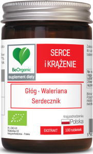 17234TABLETKI WSPOMAGAJĄCE SERCE I KRĄŻENIE BIO 100 szt. (500 mg) - BE ORGANIC-1