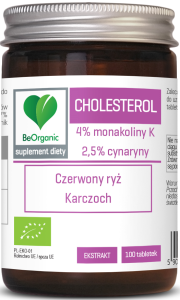 17240TABLETKI NA PRAWIDŁOWY POZIOM CHOLESTEROLU BIO 100 szt. (400 mg) - BE ORGANIC-1