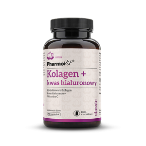 17246KOLAGEN + KWAS HIALURONOWY BEZGLUTENOWY 90 KAPSUŁEK 57,15 g - PHARMOVIT (CLASSIC)-1