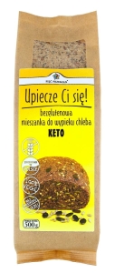 17399MIESZANKA DO WYPIEKU CHLEBA BEZGLUTENOWA (KETO) 500 g - PIĘĆ PRZEMIAN-1