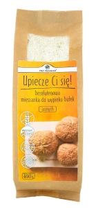 17403MIESZANKA DO WYPIEKU BUŁEK JASNYCH BEZGLUTENOWA 400 g - PIĘĆ PRZEMIAN-1