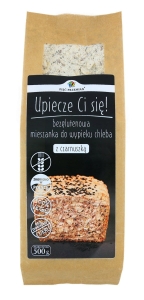 17405MIESZANKA DO WYPIEKU CHLEBA Z CZARNUSZKĄ BEZGLUTENOWA 500 g - PIĘĆ PRZEMIAN-1