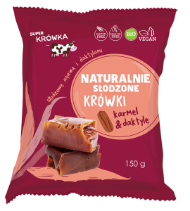 17576KRÓWKI SŁODZONE AGAWĄ I DAKTYLAMI BEZGLUTENOWE BIO 150 g - ME GUSTO (SUPER KRÓWKA)-1