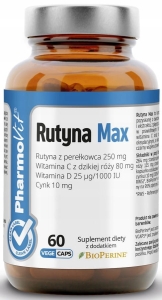 17627RUTYNA MAX BEZGLUTENOWA 60 KAPSUŁEK 31,5 g - PHARMOVIT (CLEAN LABEL)-1