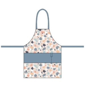 18670FARTUCH KUCHENNY Z BAWEŁNY ORGANICZNEJ TERRAZO - CHIC-MIC-1