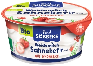 1976KEFIR KREMOWY Z TRUSKAWKAMI BIO 150 g - SOBBEKE-1