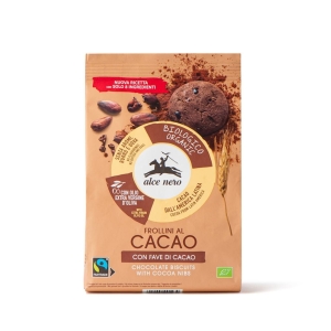 19455CIASTKA KAKAOWE Z ZIARNAMI KAKAO FAIR TRADE BIO 250 g - ALCE NERO-1