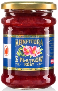 19631KONFITURA Z PŁATKÓW RÓŻY 330 g - POLSKA RÓŻA-1