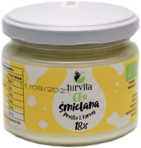 19686ŚMIETANA 18 % BIO 250 g - TURVITA-2
