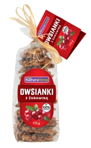 20349CIASTKA OWSIANKI Z ŻURAWINĄ 175 g - NATURAVENA-1