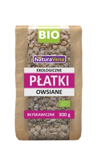 20360PŁATKI OWSIANE BŁYSKAWICZNE BIO 300 g - NATURAVENA-1