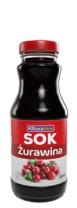 20387SOK Z ŻURAWINY 100 % 250 ml - NATURAVENA-1