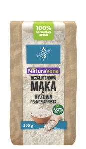 20390MĄKA RYŻOWA PEŁNOZIARNISTA BEZGLUTENOWA 500 g - NATURAVENA-1