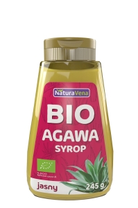 20476SYROP Z AGAWY JASNY BIO 245 g - NATURAVENA-1
