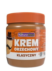 20500KREM ORZECHOWY KLASYCZNY 100 % BEZ DODATKU SOLI I CUKRÓW 340 g - NATURAVENA-1