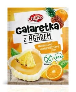 20659GALARETKA AGAR ANANAS-POMARAŃCZA BEZGLUTENOWA 45 g - CELIKO-1