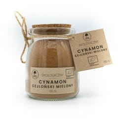 20722CYNAMON CEJLOŃSKI MIELONY BIO 65 g (SŁOIK) - DARY NATURY-1