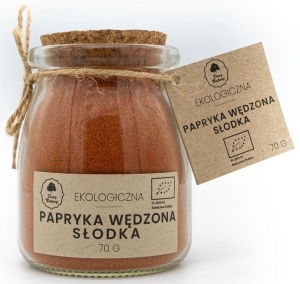 20730PAPRYKA WĘDZONA SŁODKA BIO 70 g (SŁOIK) - DARY NATURY-1