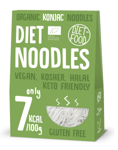 20833MAKARON (KONJAC TYPU NOODLE) BEZGLUTENOWY BIO 385 g - DIET-FOOD-1