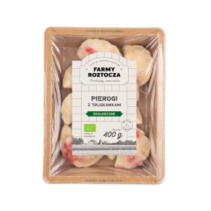 20883PIEROGI Z TRUSKAWKAMI BIO 400 g - FARMY ROZTOCZA (NA ZAMÓWIENIE)-1
