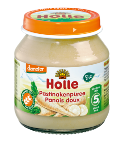 20999PUREE Z PASTERNAKA BEZ DODATKU CUKRÓW BEZGLUTENOWE OD 5 MIESIĄCA DEMETER BIO 125 g (SŁOIK) - HOLLE-1