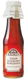21154SYROP ŚLIWKOWY KORZENNY 375 g (300 ml) - KROKUS-1