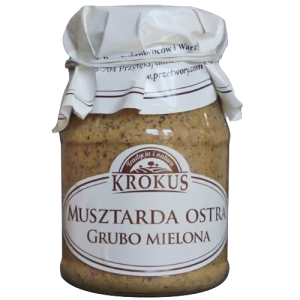 21170MUSZTARDA OSTRA GRUBO MIELONA 180 g - KROKUS-1
