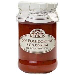 21174SOS POMIDOROWY Z CZOSNKIEM BEZ DODATKU CUKRÓW 340 g - KROKUS-1