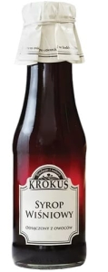 21183SYROP WIŚNIOWY BEZGLUTENOWY 375 g (300 ml) - KROKUS-1