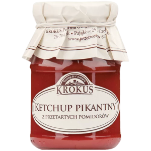21196KETCHUP PIKANTNY BEZGLUTENOWY 180 g - KROKUS-1